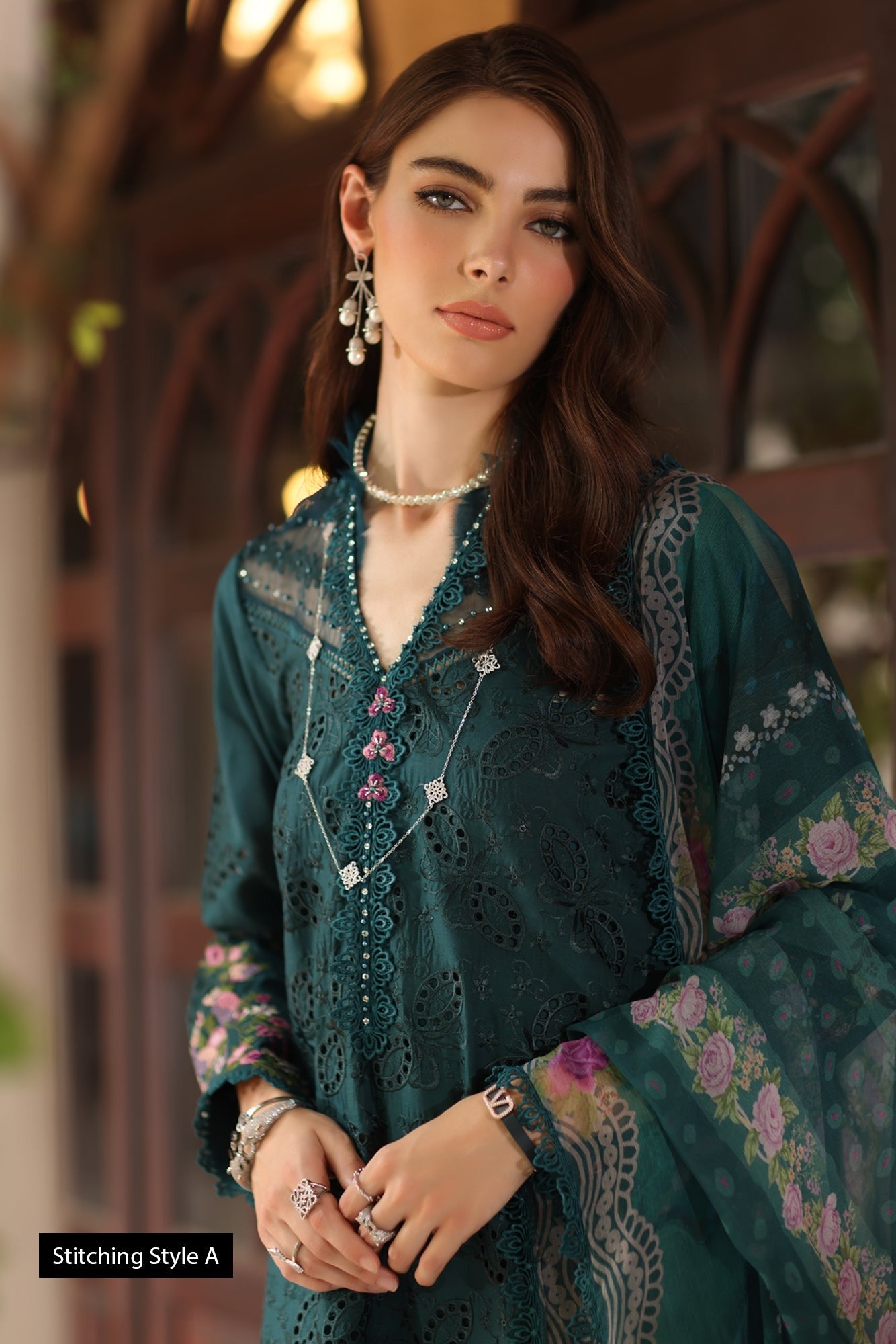 D5-Teal | Eid Luxury Schiffli Laserkai`25