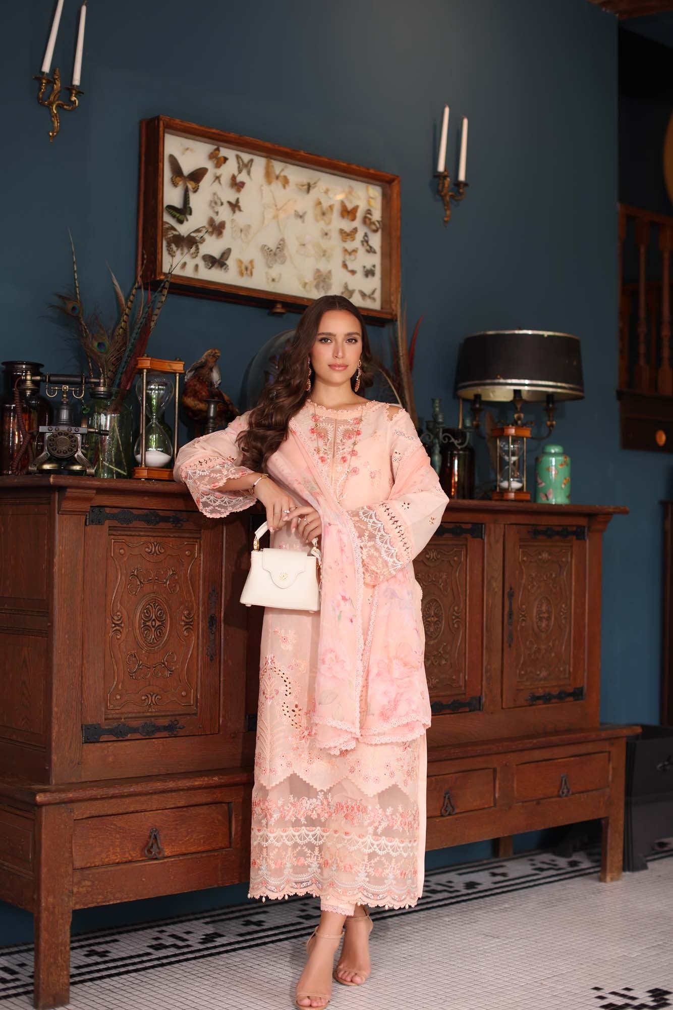 D6-Peach | Eid Luxury Schiffli Laserkai`25