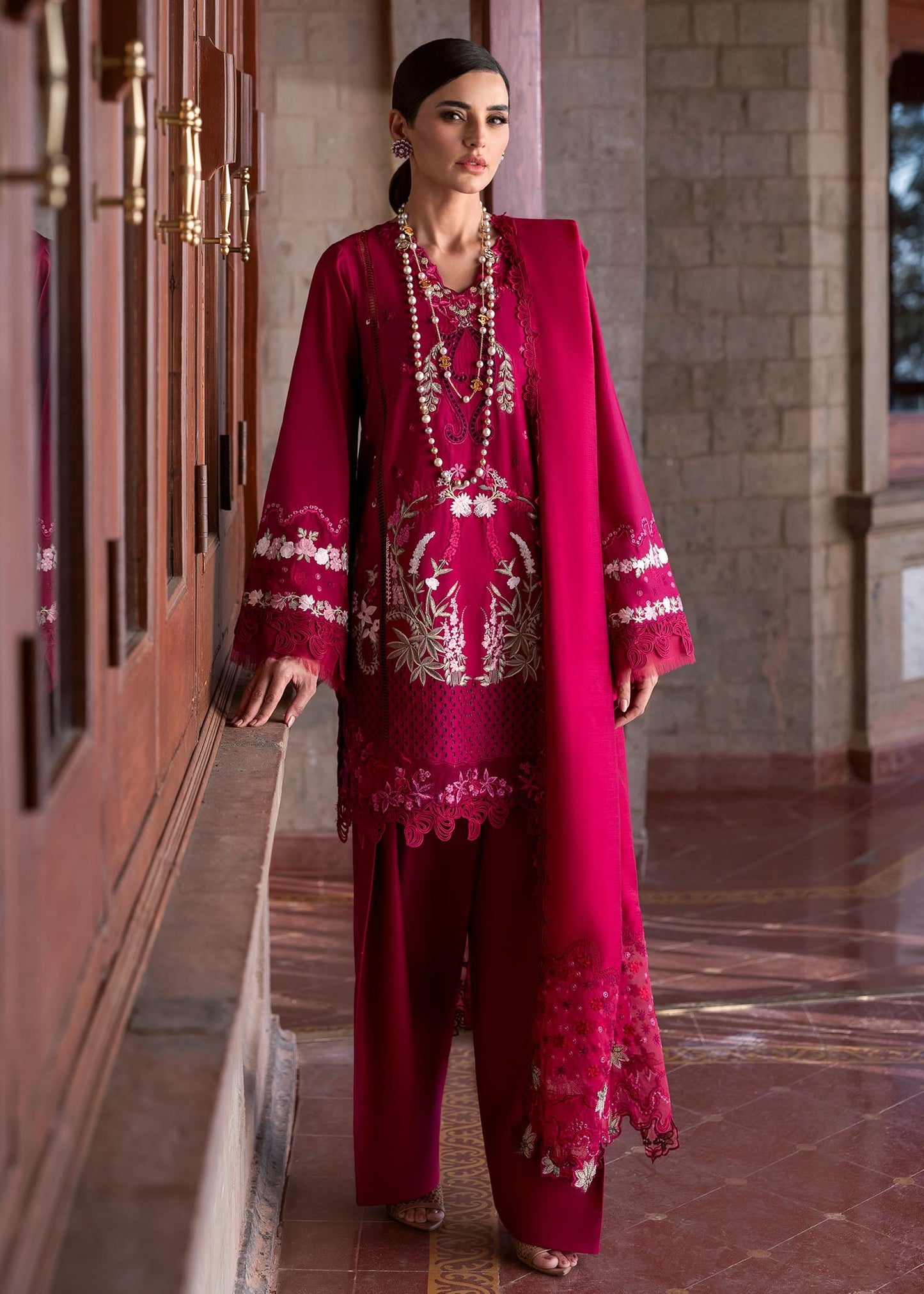 7B-FAYE | Bloom By Saira Shakira Unstitched Lawn`25