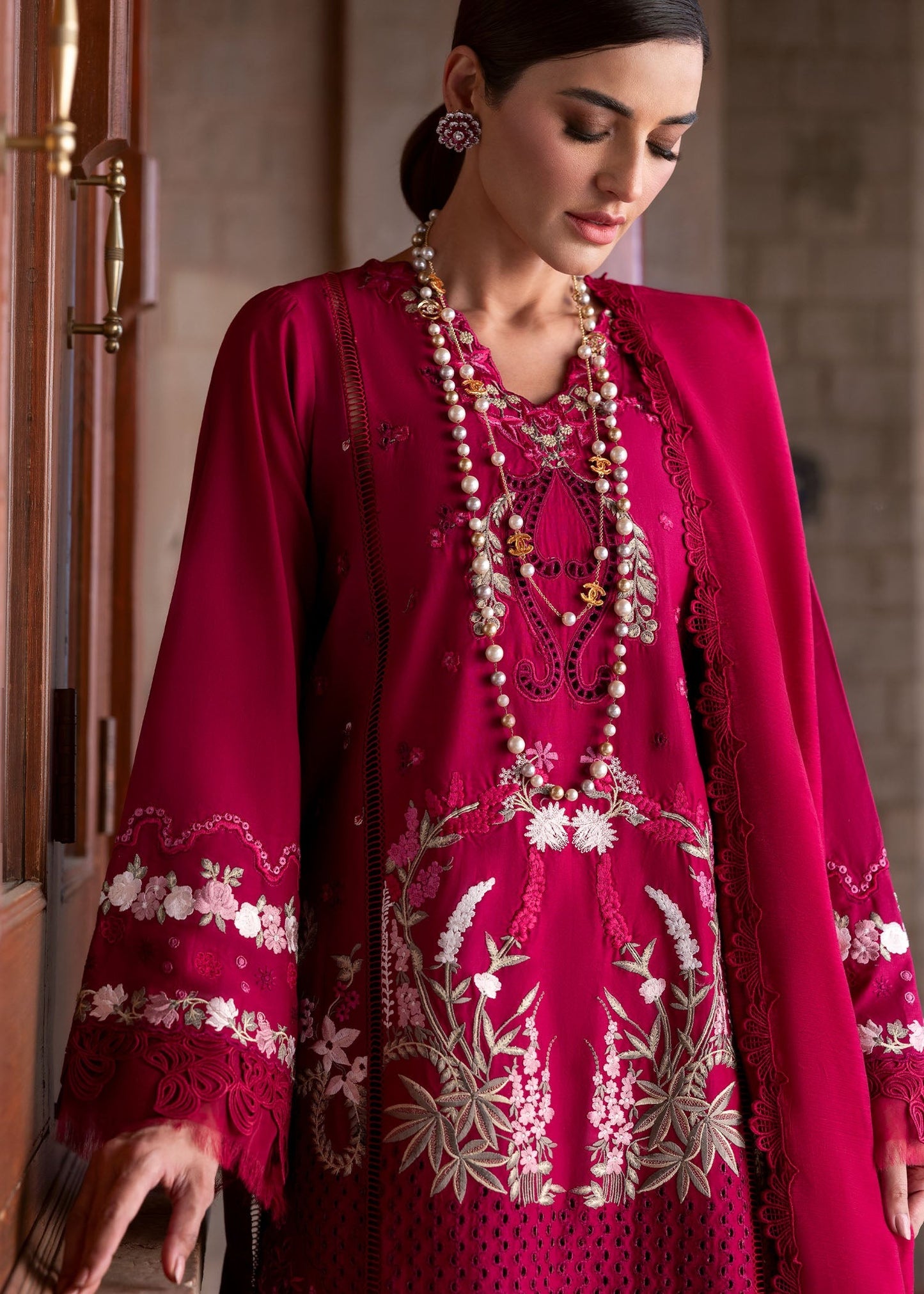 7B-FAYE | Bloom By Saira Shakira Unstitched Lawn`25