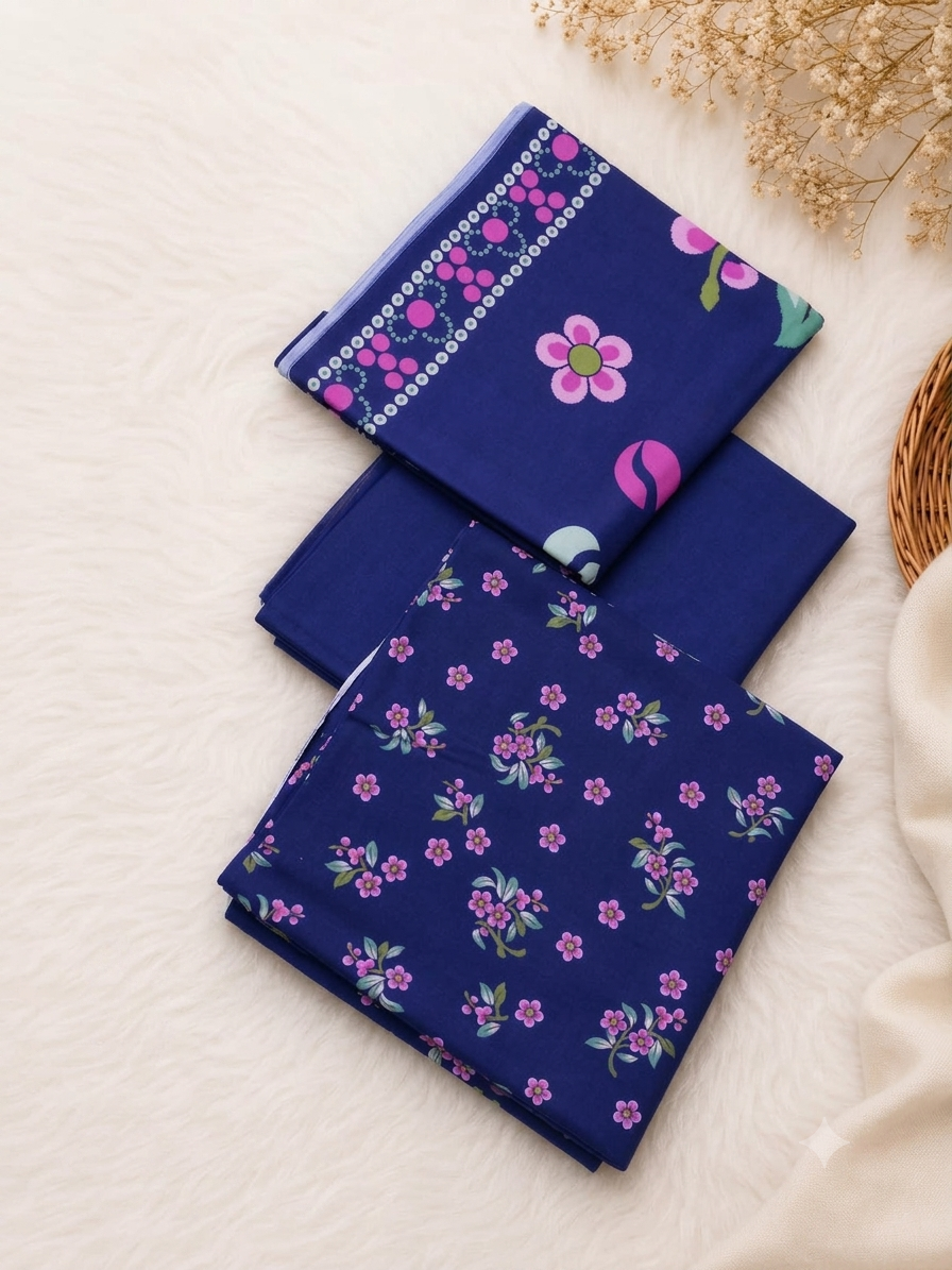 Unstitched | 3 Piece | Printed | Linen Suit