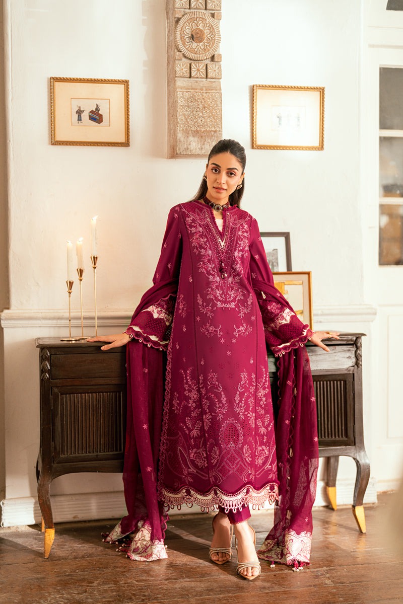 SB-02 SAMEEN | Luxury Lawn Eid Edits`25 By Qalamkar