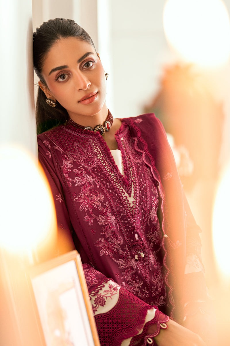 SB-02 SAMEEN | Luxury Lawn Eid Edits`25 By Qalamkar