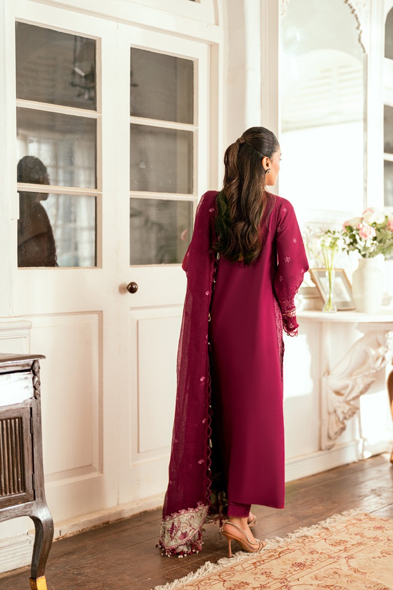 SB-02 SAMEEN | Luxury Lawn Eid Edits`25 By Qalamkar