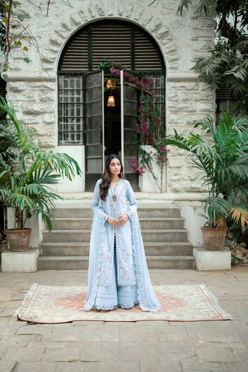SB-04 ZARISH | Luxury Lawn Eid Edits`25 By Qalamkar