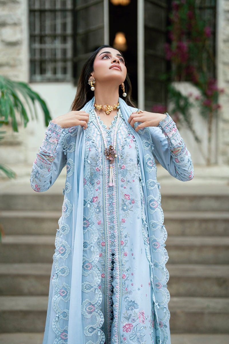 SB-04 ZARISH | Luxury Lawn Eid Edits`25 By Qalamkar