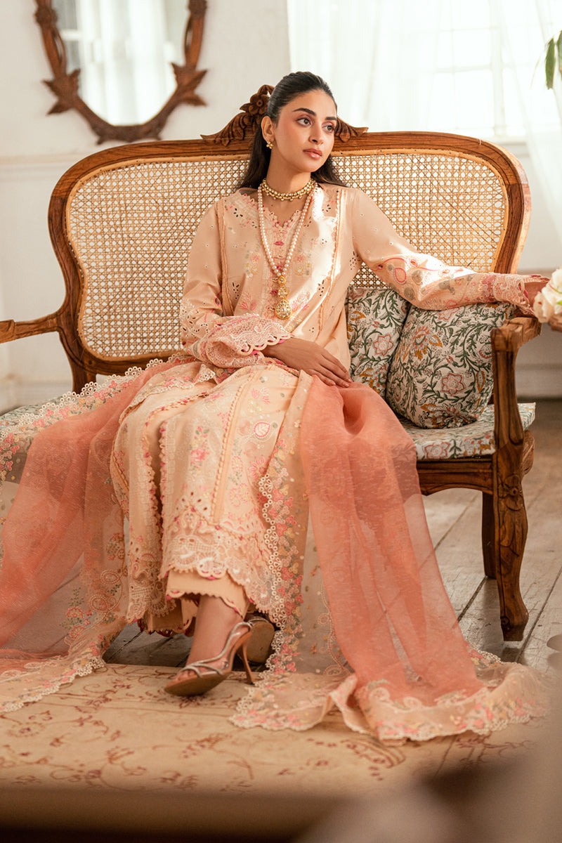 SB-07 ZOYA | Luxury Lawn Eid Edits`25 By Qalamkar