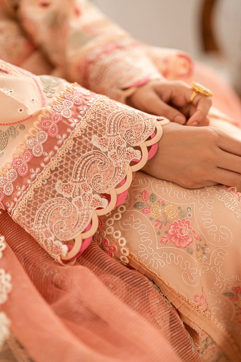 SB-07 ZOYA | Luxury Lawn Eid Edits`25 By Qalamkar