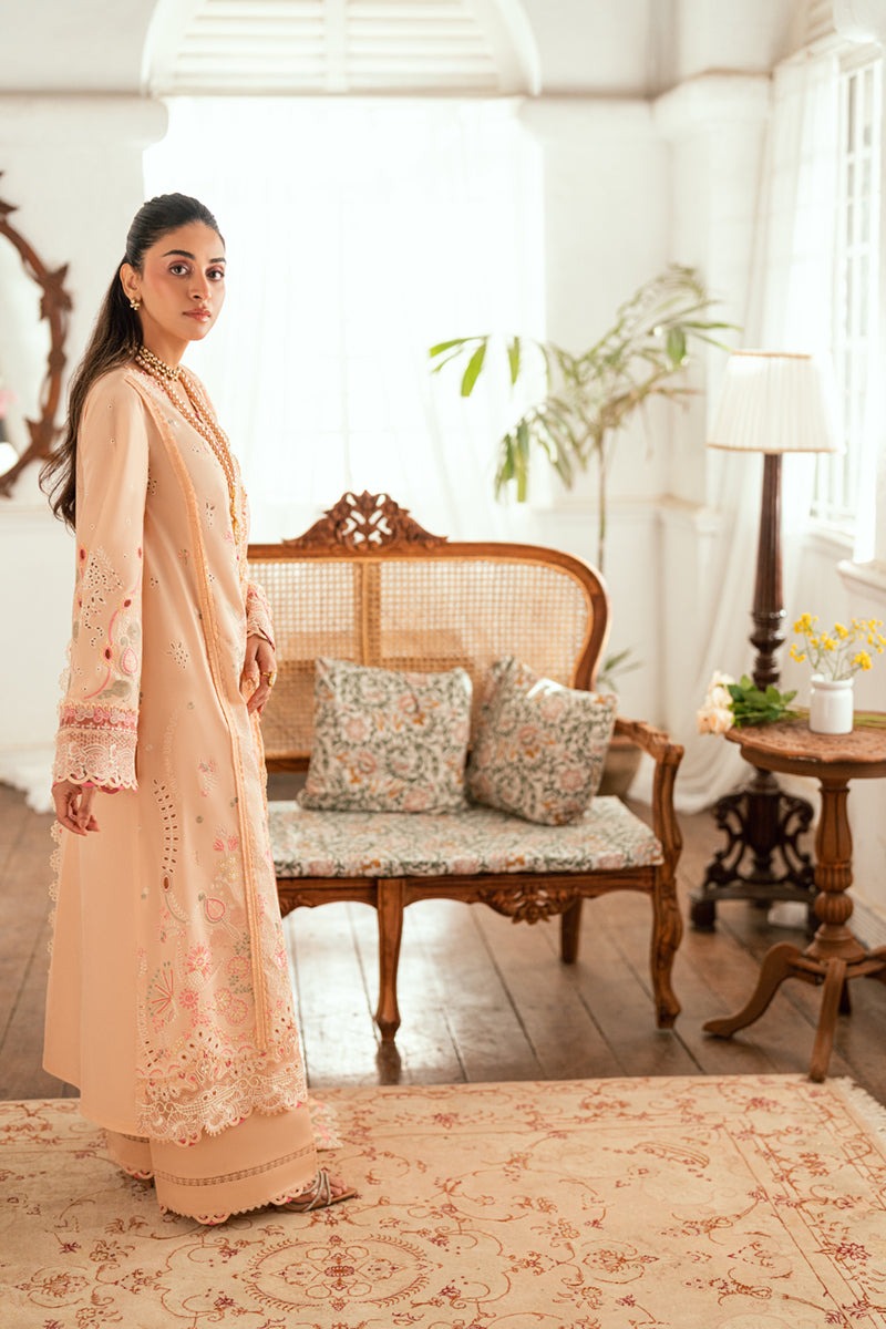 SB-07 ZOYA | Luxury Lawn Eid Edits`25 By Qalamkar