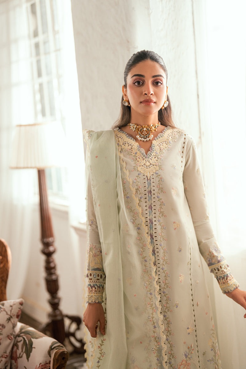 SB-08 RIMSHA | Luxury Lawn Eid Edits`25 By Qalamkar
