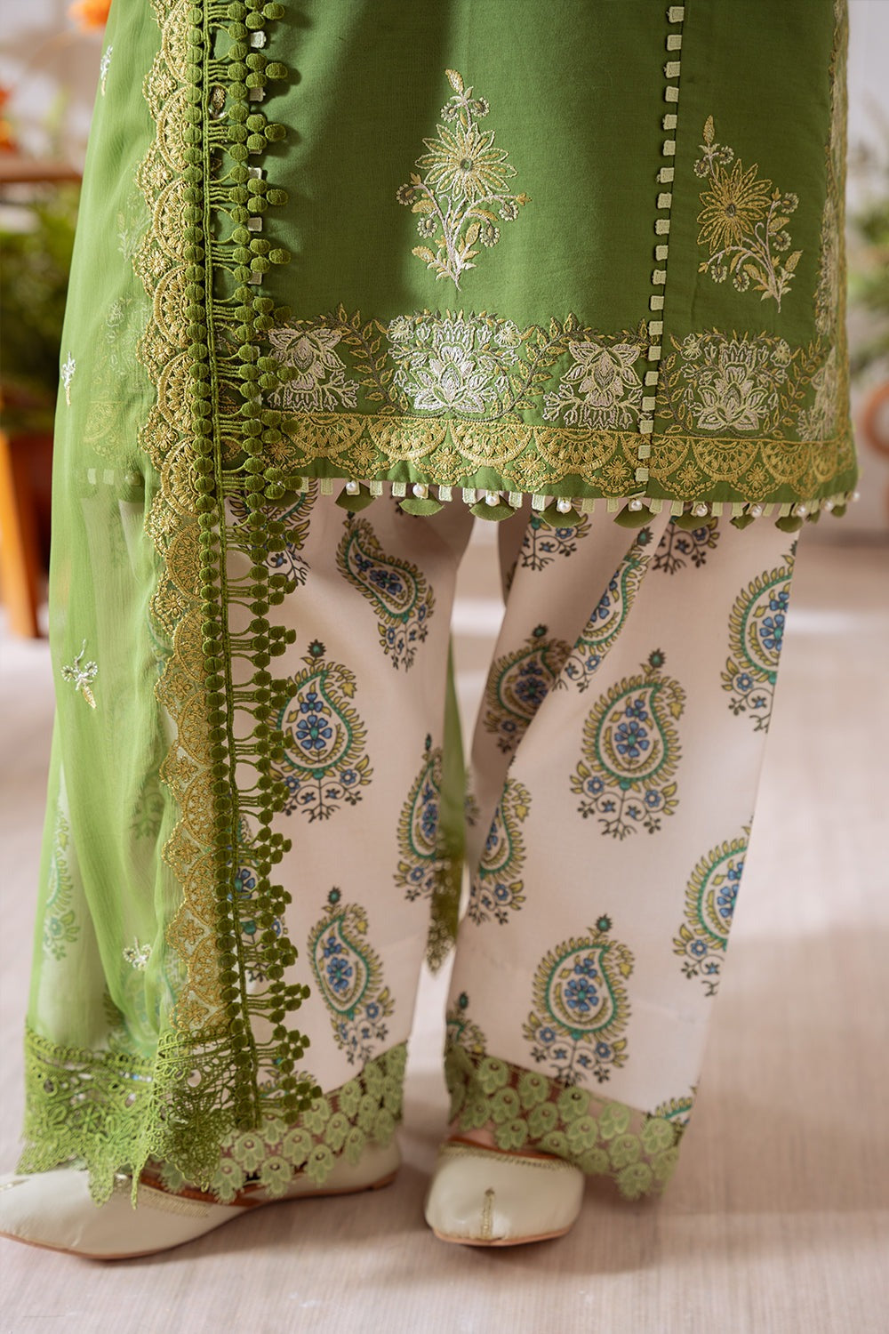 ZAFIRA-03-A | LAANEM SS`25 Unstitched Lawn By Saira Rizwan