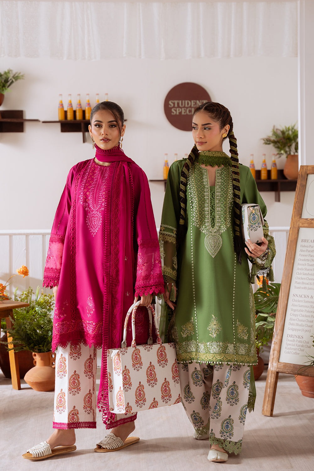 ZAFIRA-03-A | LAANEM SS`25 Unstitched Lawn By Saira Rizwan