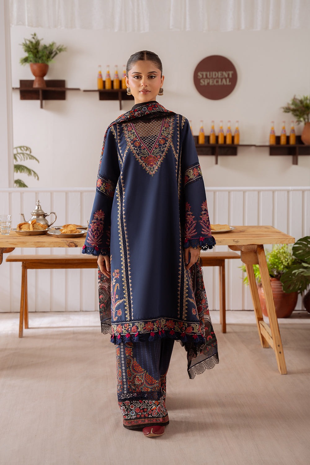 ELIF-05-A | LAANEM SS`25 Unstitched Lawn By Saira Rizwan