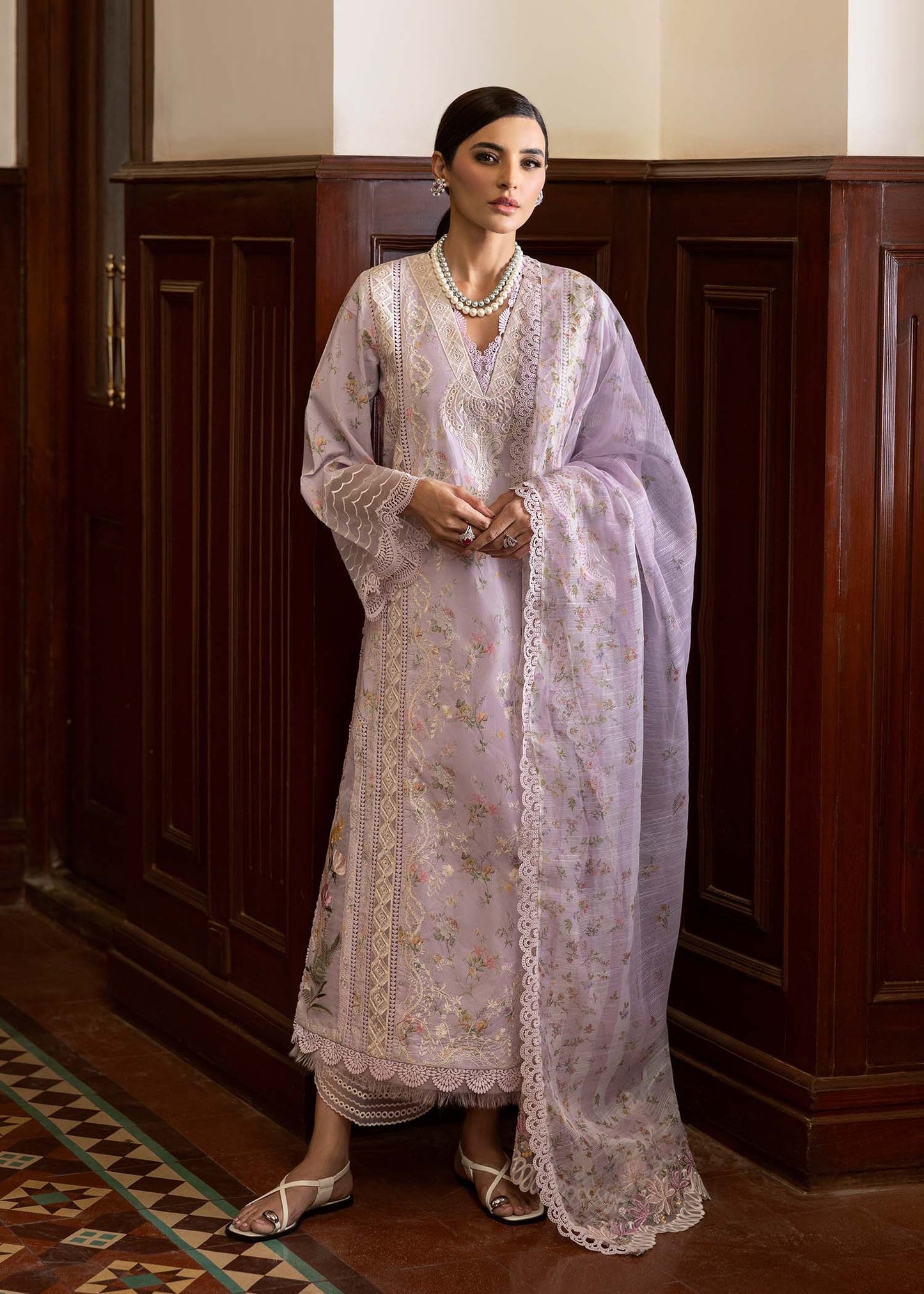 8A-SWEET OPEL | Bloom By Saira Shakira Unstitched Lawn`25