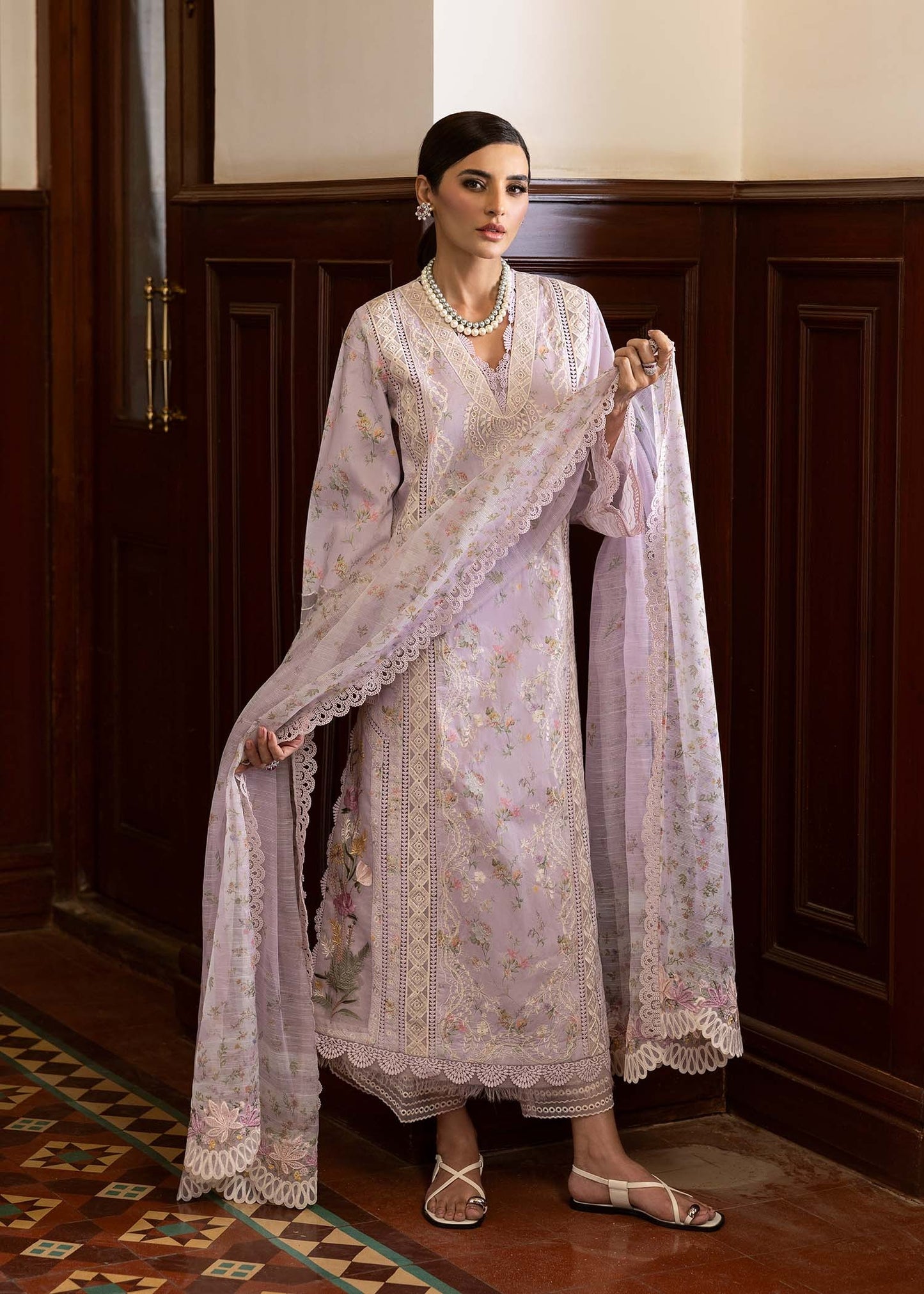 8A-SWEET OPEL | Bloom By Saira Shakira Unstitched Lawn`25