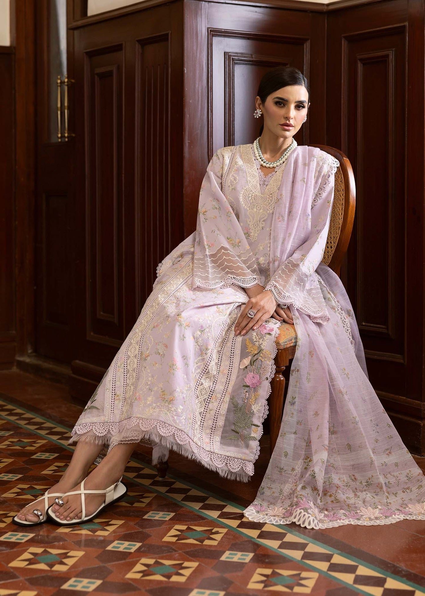 8A-SWEET OPEL | Bloom By Saira Shakira Unstitched Lawn`25