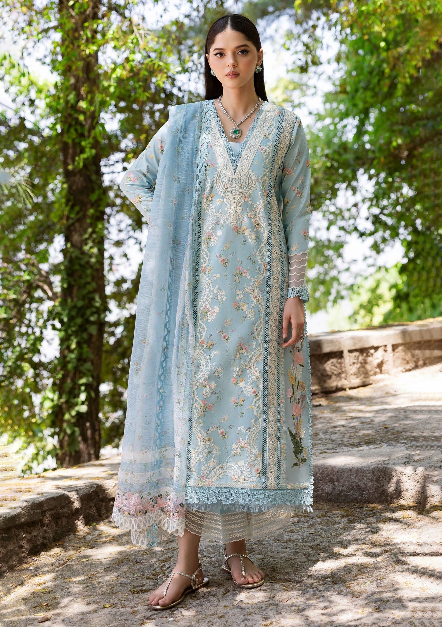 8B-SWEET OPEL | Bloom By Saira Shakira Unstitched Lawn`25