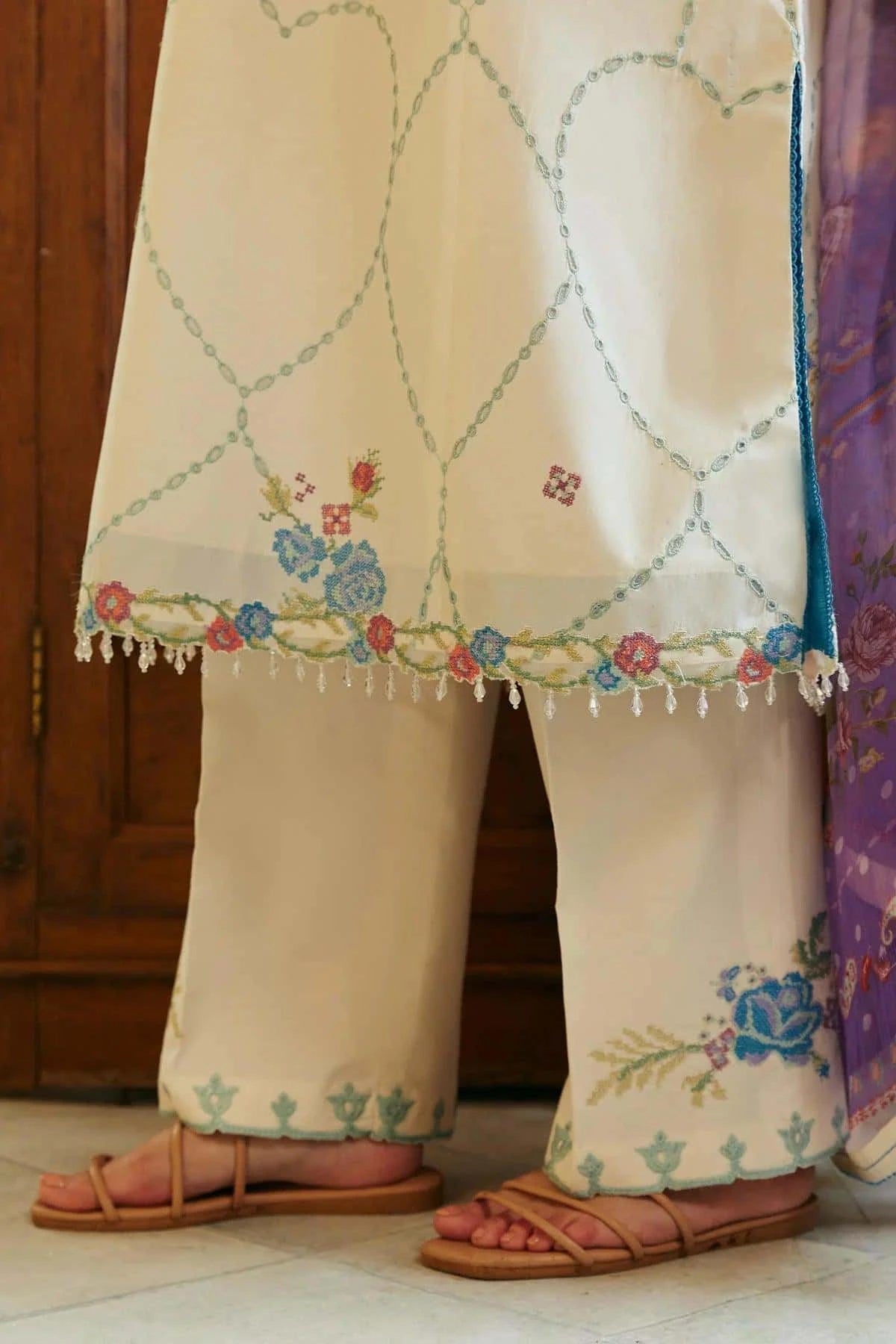 Coco by Zara Shahjahan Embroidered Lawn Unstitched 3Pc 10A RUHI
