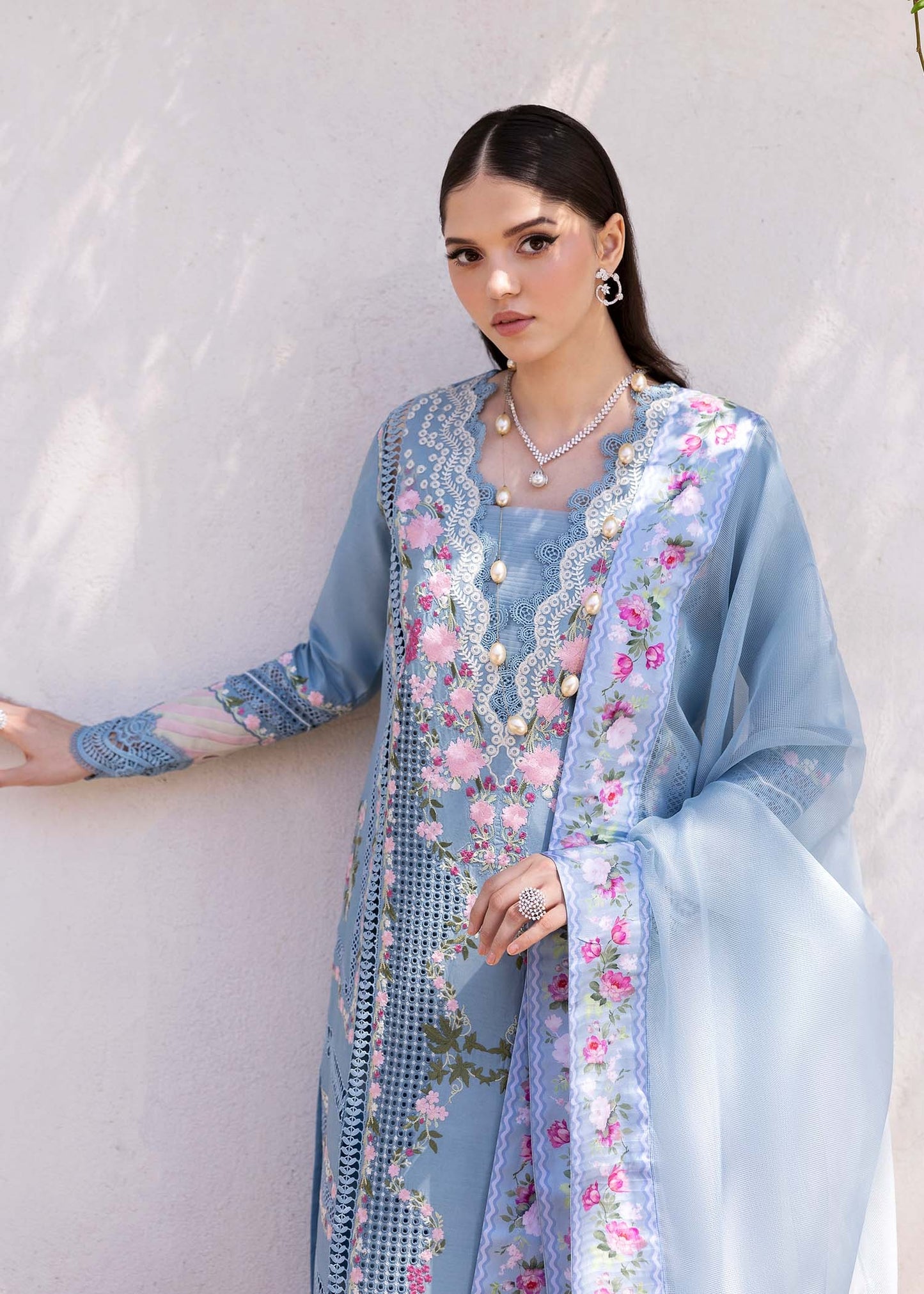 1B-ZERENE | Bloom By Saira Shakira Unstitched Lawn`25