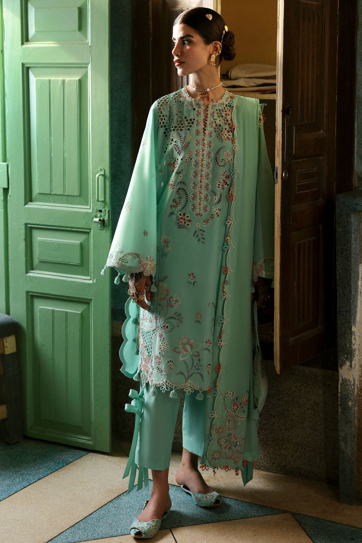 D5-SEHER | ZAHA Unstitched Festive Lawn`25