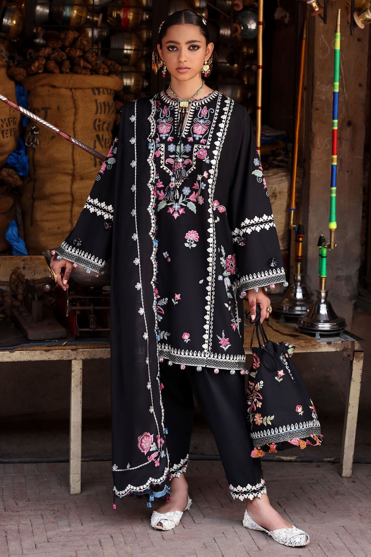 D7-ZEENAT | ZAHA Unstitched Festive Lawn`25