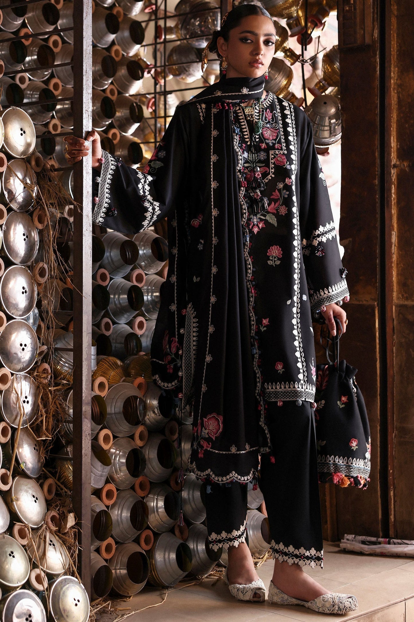 D7-ZEENAT | ZAHA Unstitched Festive Lawn`25