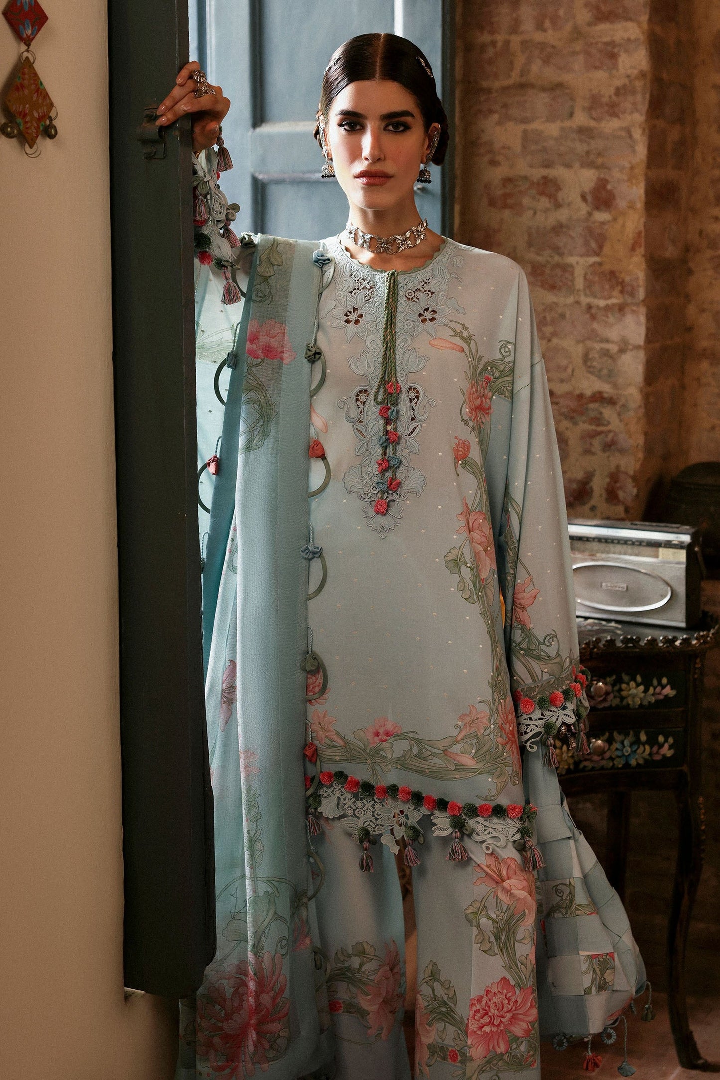 D9-KHUSBU | ZAHA Unstitched Festive Lawn`25