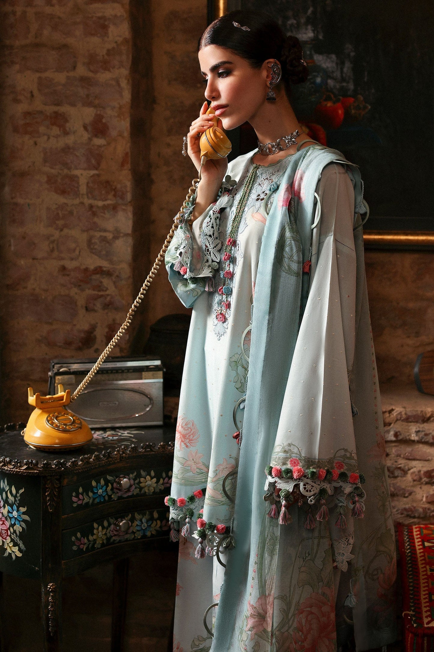 D9-KHUSBU | ZAHA Unstitched Festive Lawn`25