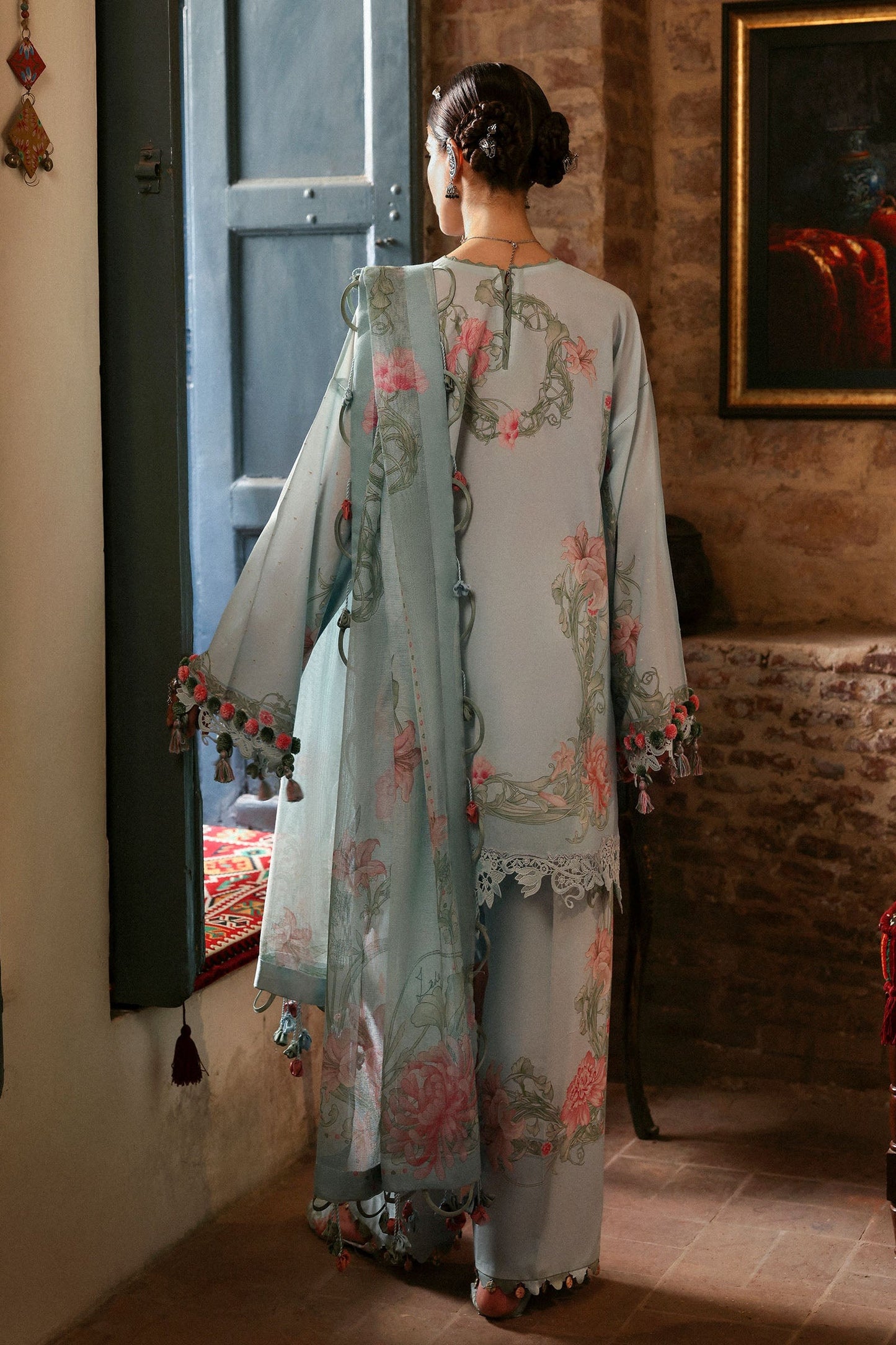 D9-KHUSBU | ZAHA Unstitched Festive Lawn`25
