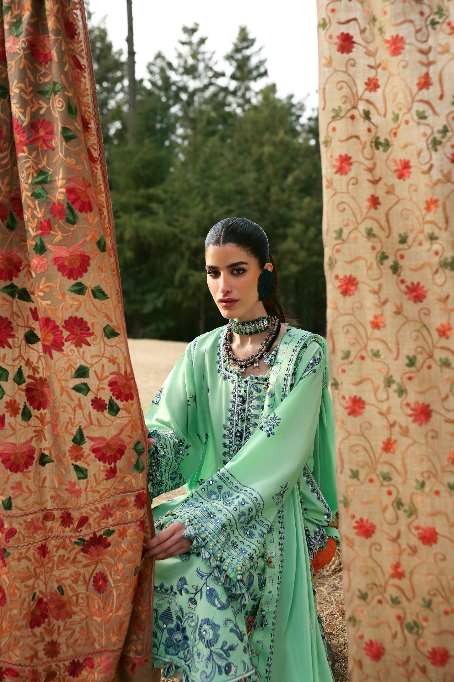 ELAYA 10-A | Neelum By ZAHA Lawn`25