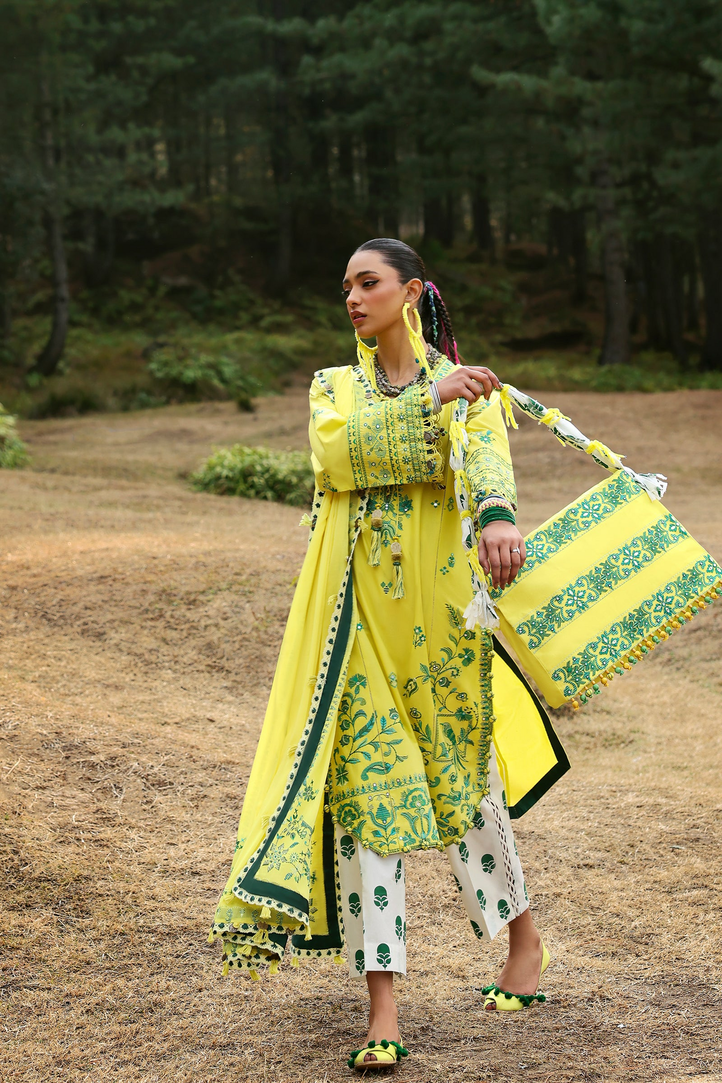 ELAYA 10-B | Neelum By ZAHA Lawn`25
