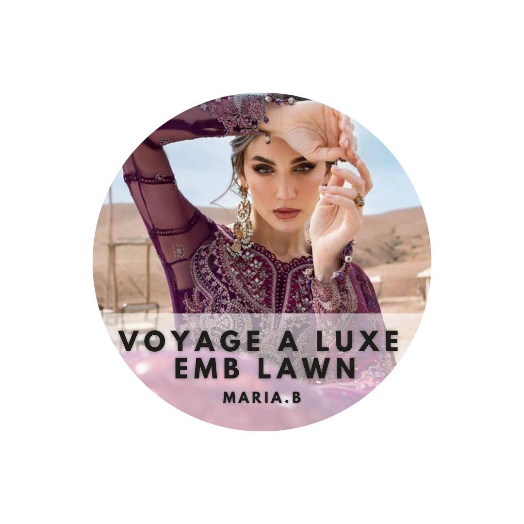 Voyage a Luxe Embroidered Lawn By Maria.B