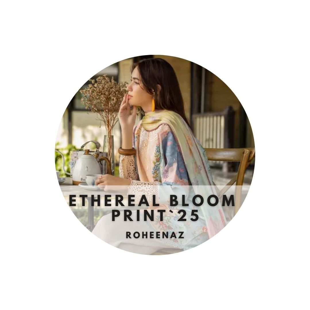 Ethereal Bloom Print`25 By Roheenaz