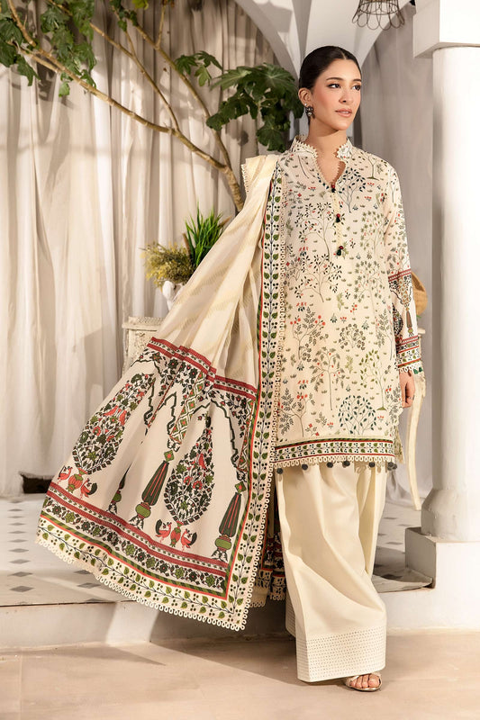 MB-ELHV1-02 | Elaheh By M.Basics Printed Lawn Suit