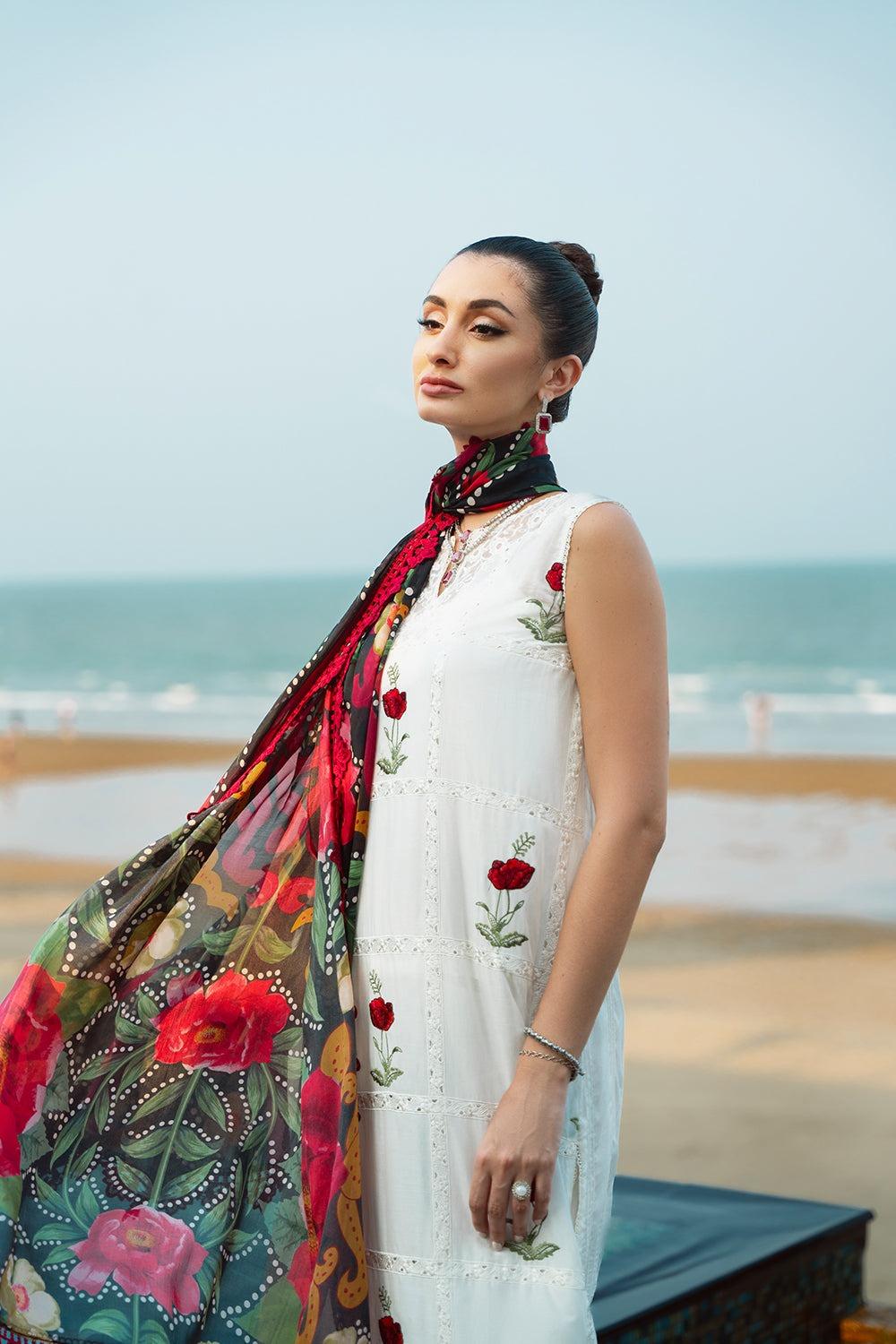 SRLL2 03 - Aira | Unstitched Lawn By Saira Rizwan