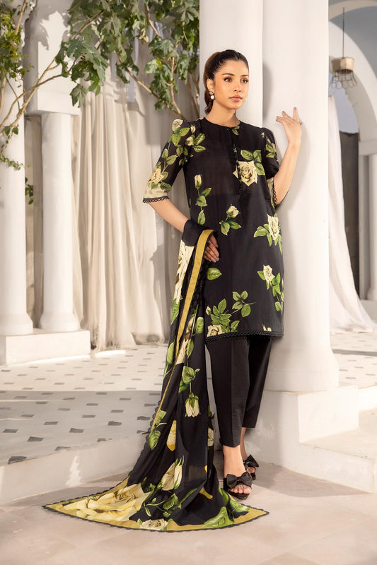 MB-ELHV1-07 | Elaheh By M.Basics Printed Lawn Suit