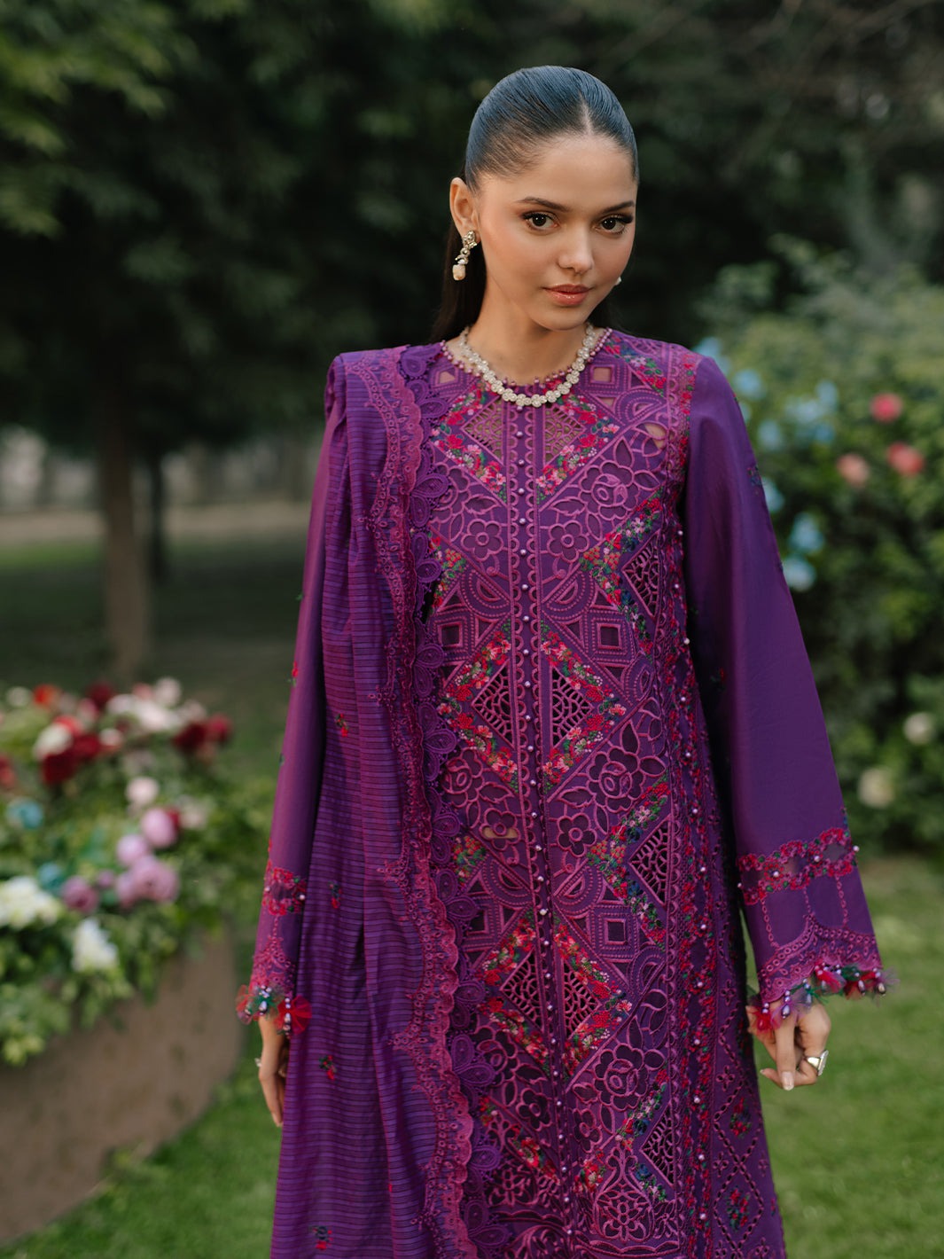 105 B | FREESIA By BIN ILYAS - Luxury Lawn`25