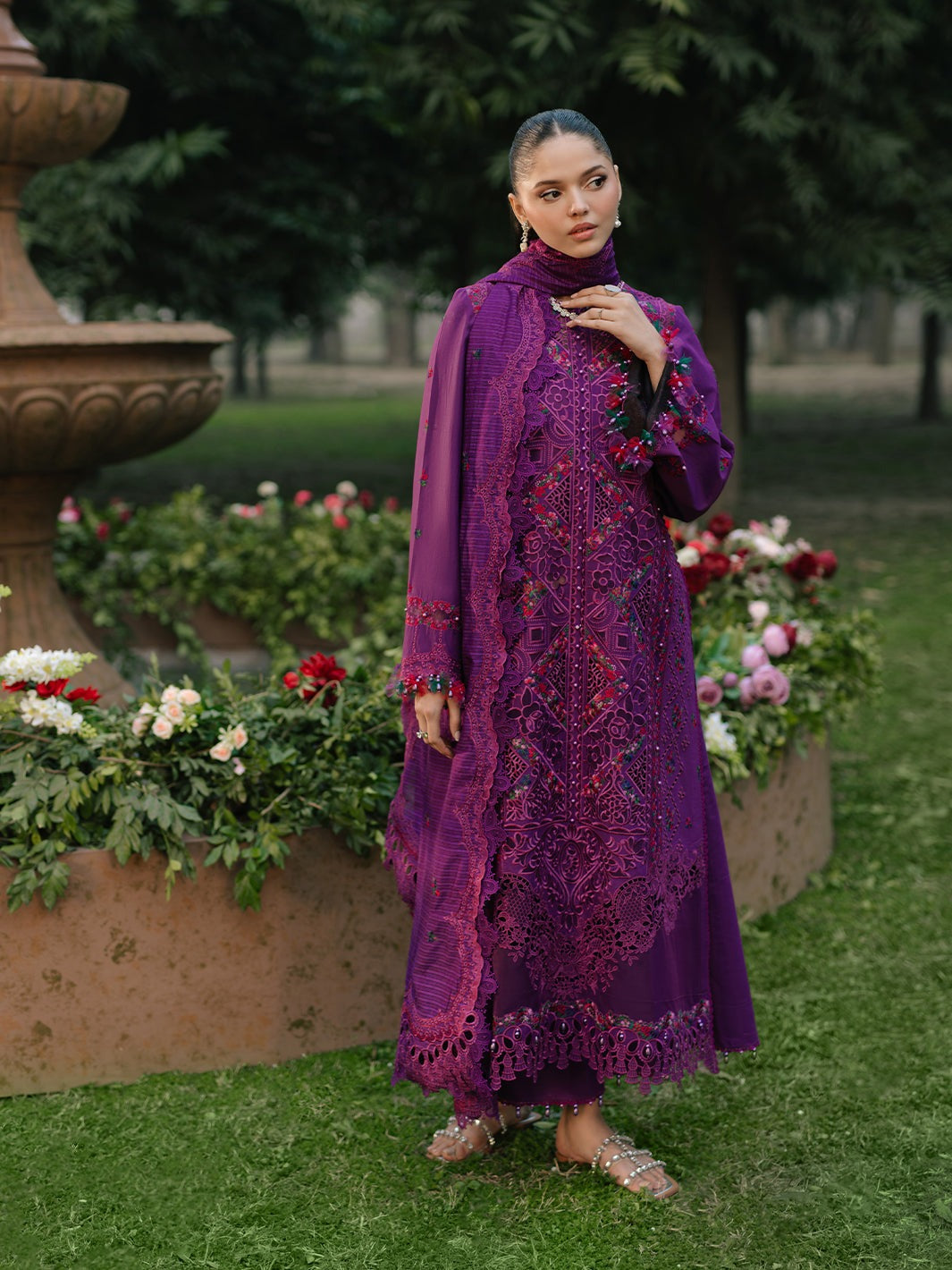 105 B | FREESIA By BIN ILYAS - Luxury Lawn`25