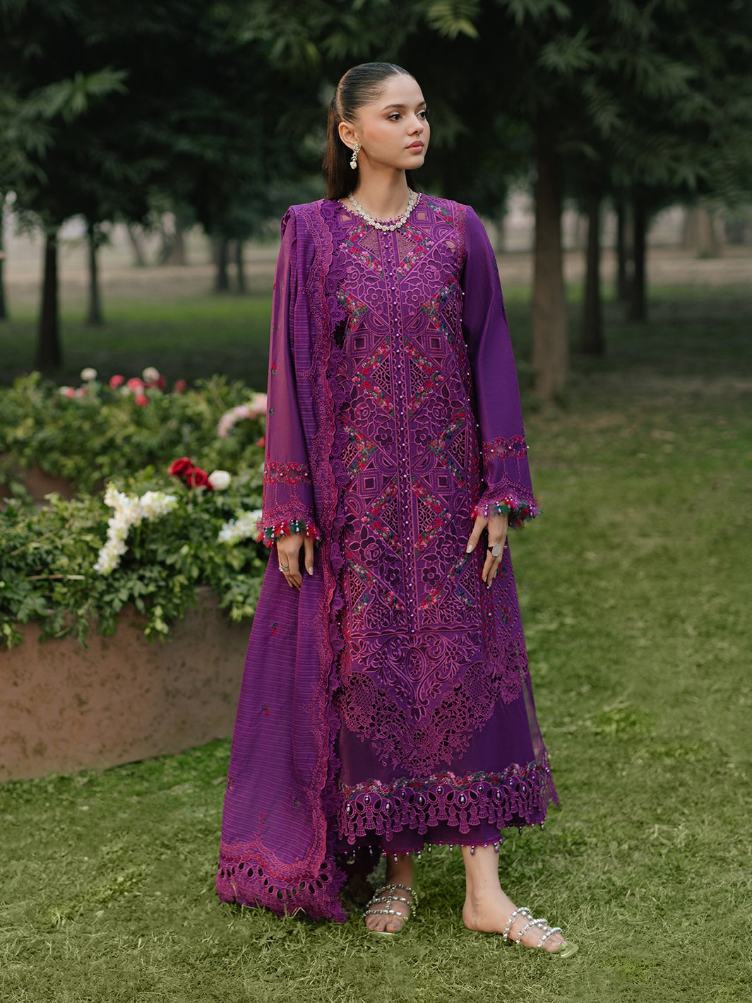 105 B | FREESIA By BIN ILYAS - Luxury Lawn`25