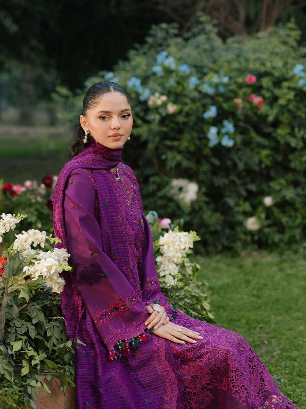 105 B | FREESIA By BIN ILYAS - Luxury Lawn`25