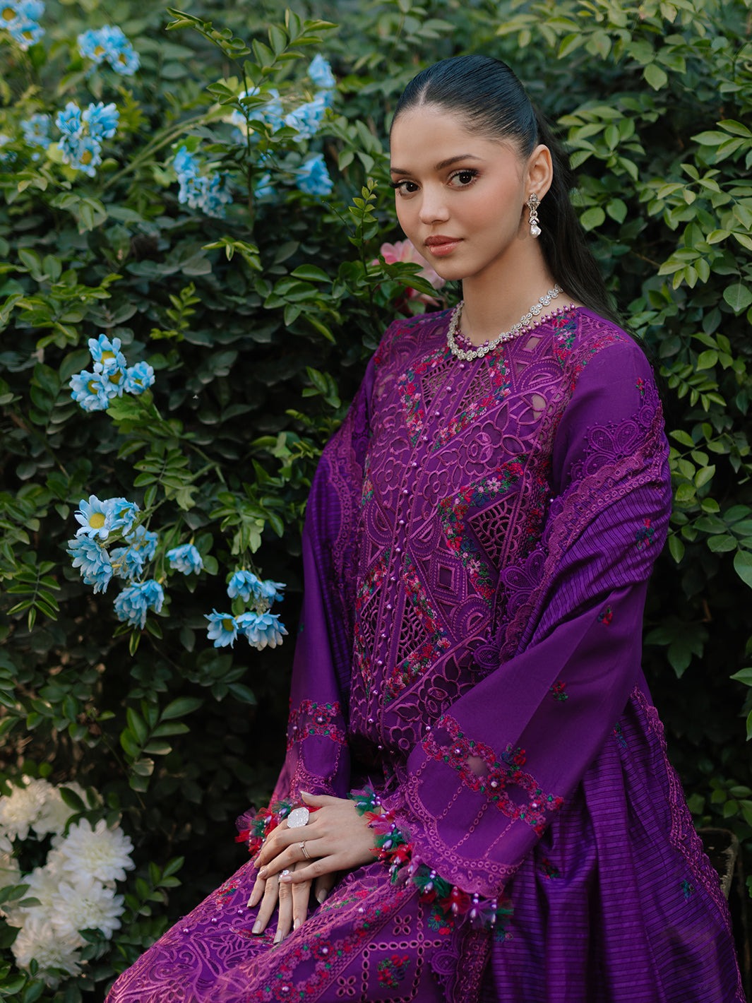 105 B | FREESIA By BIN ILYAS - Luxury Lawn`25