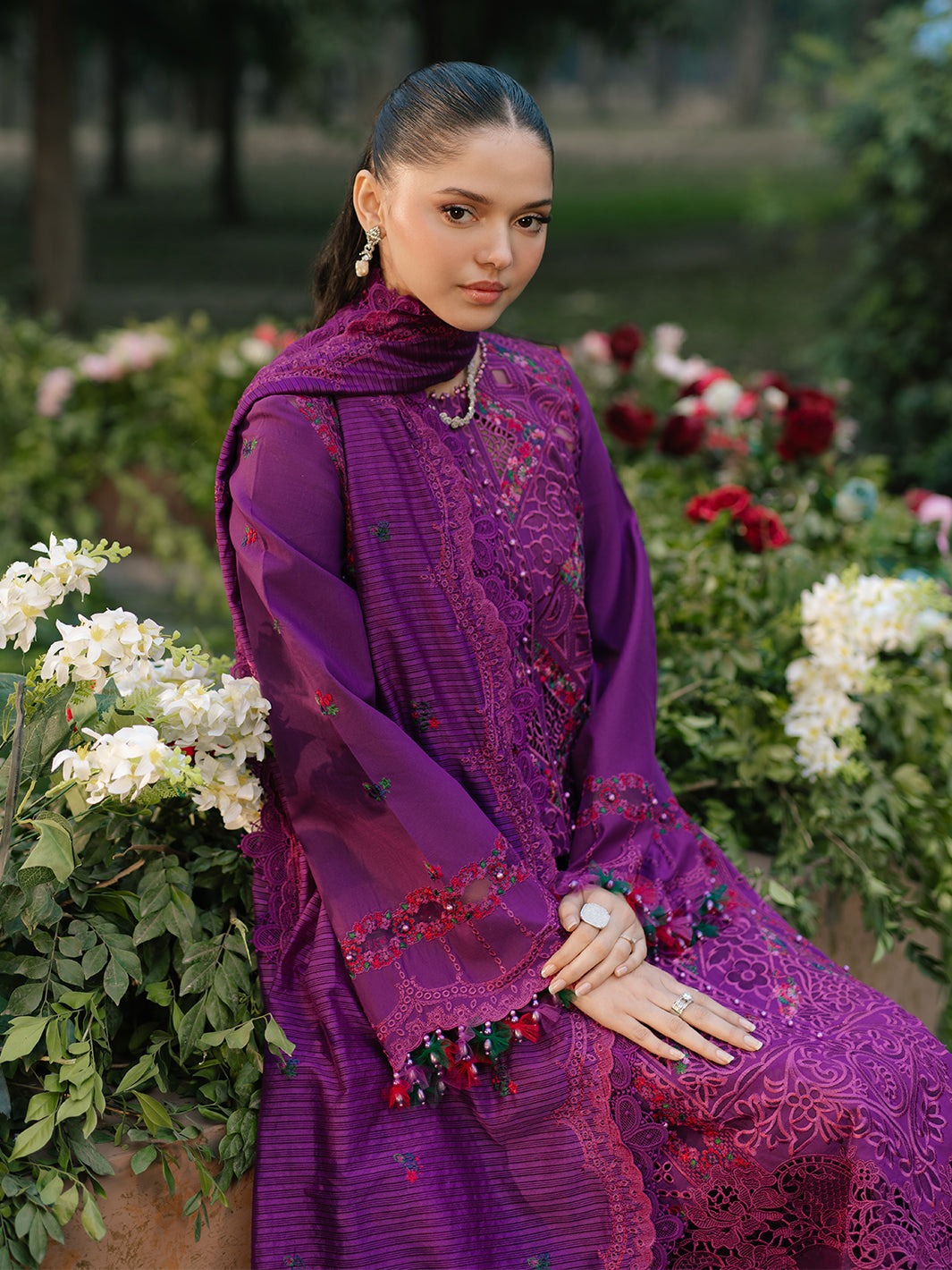 105 B | FREESIA By BIN ILYAS - Luxury Lawn`25