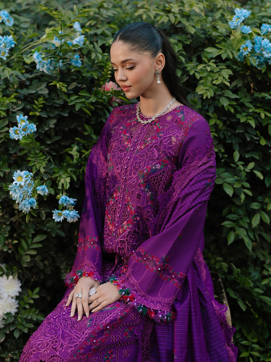 105 B | FREESIA By BIN ILYAS - Luxury Lawn`25