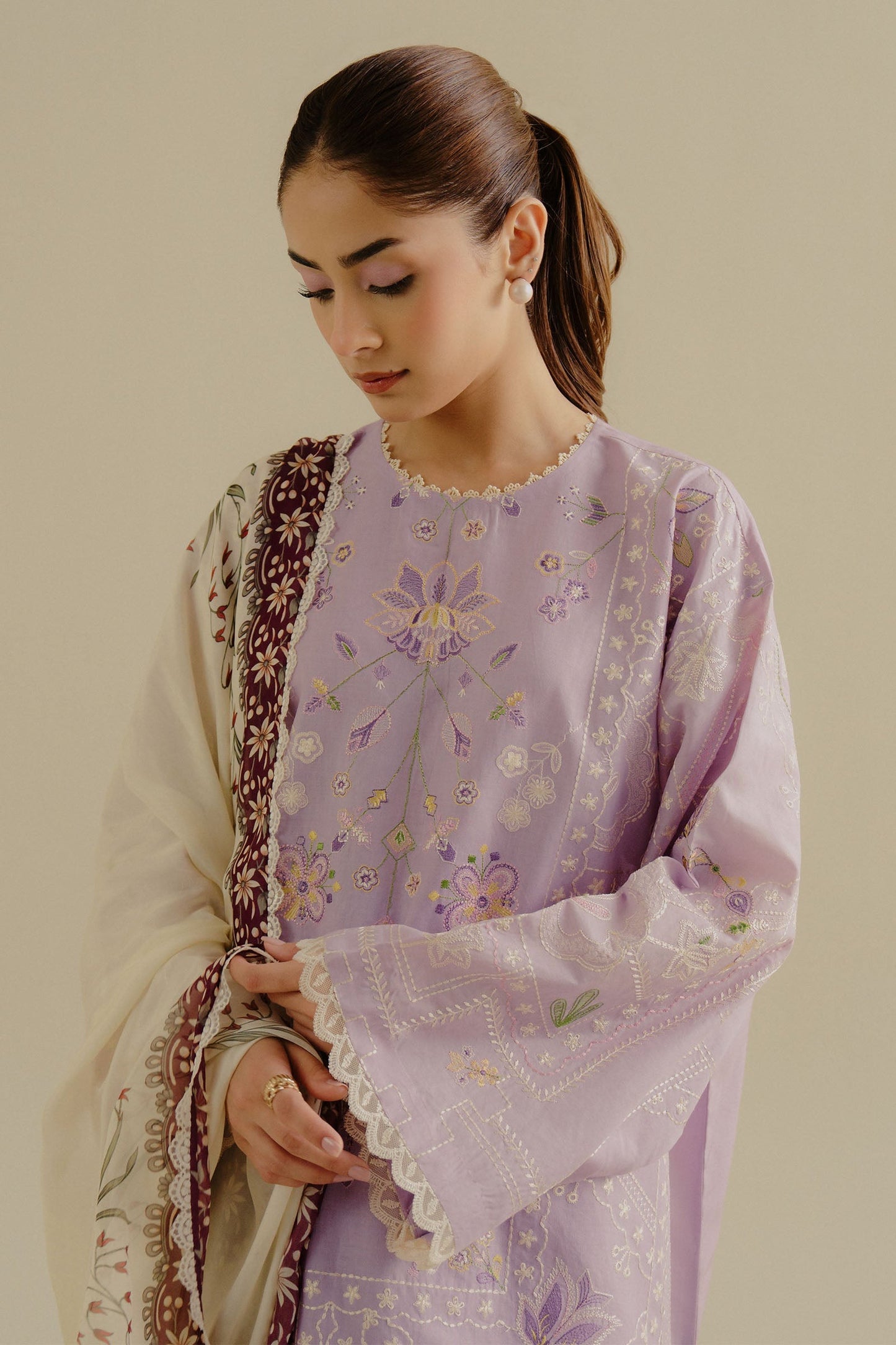 Nyssa-10B | COCO Embroidered Lawn Drop-II