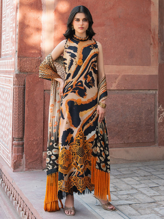 2086-B | NAQSH NAAZ Lawn`25 By BIN ILYAS