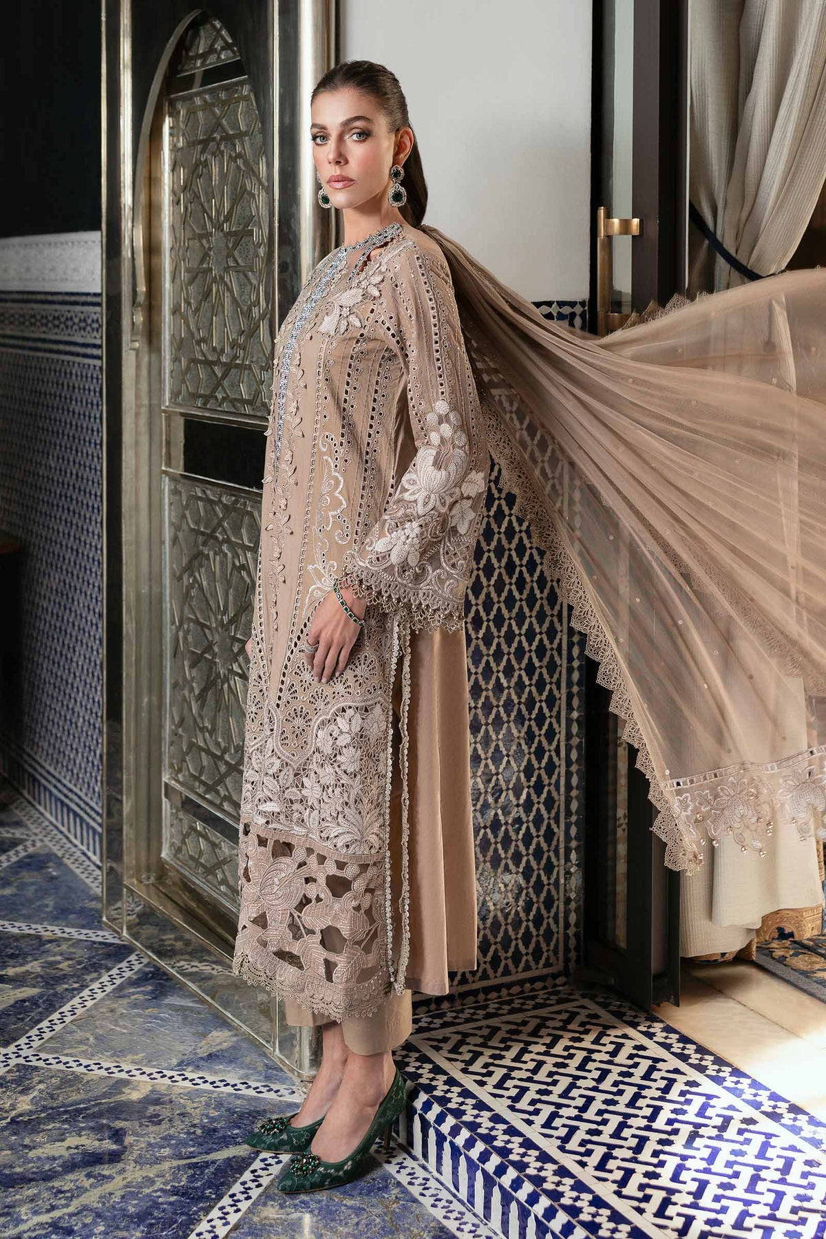 2502-A | Voyage a Luxe Embroidered Lawn By Maria.B