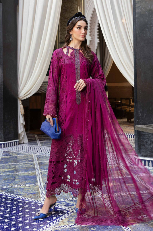 2502-B | Voyage a Luxe Embroidered Lawn By Maria.B