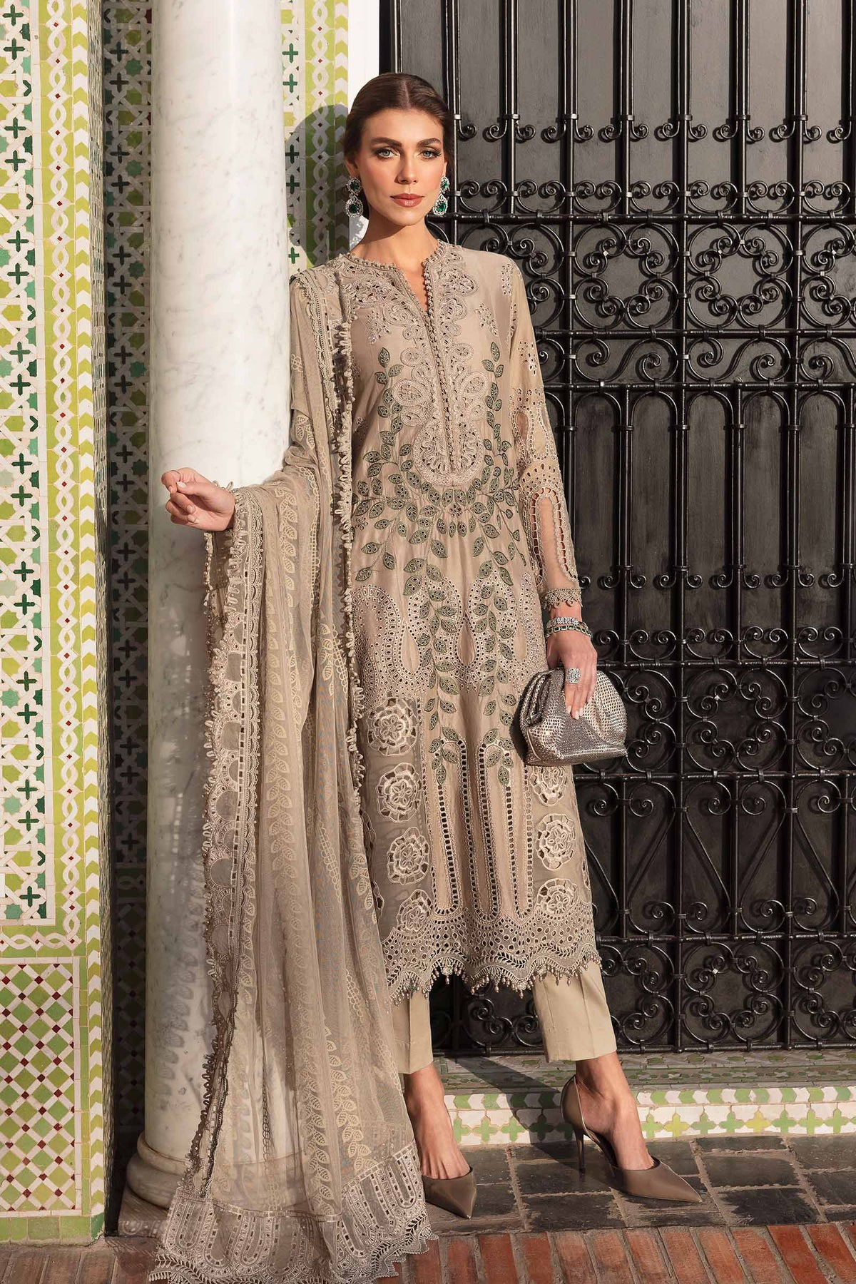 2503-A | Voyage a Luxe Embroidered Lawn By Maria.B