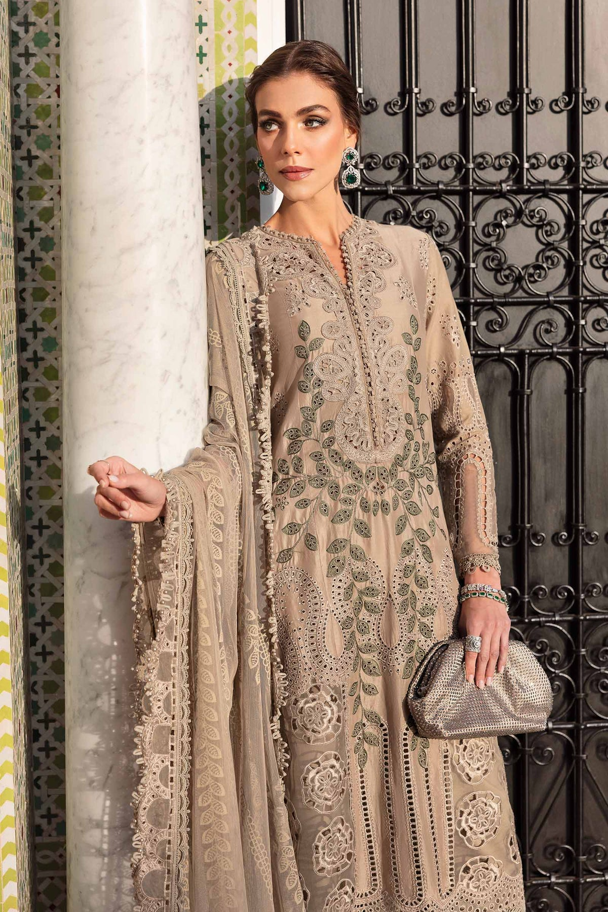 2503-A | Voyage a Luxe Embroidered Lawn By Maria.B
