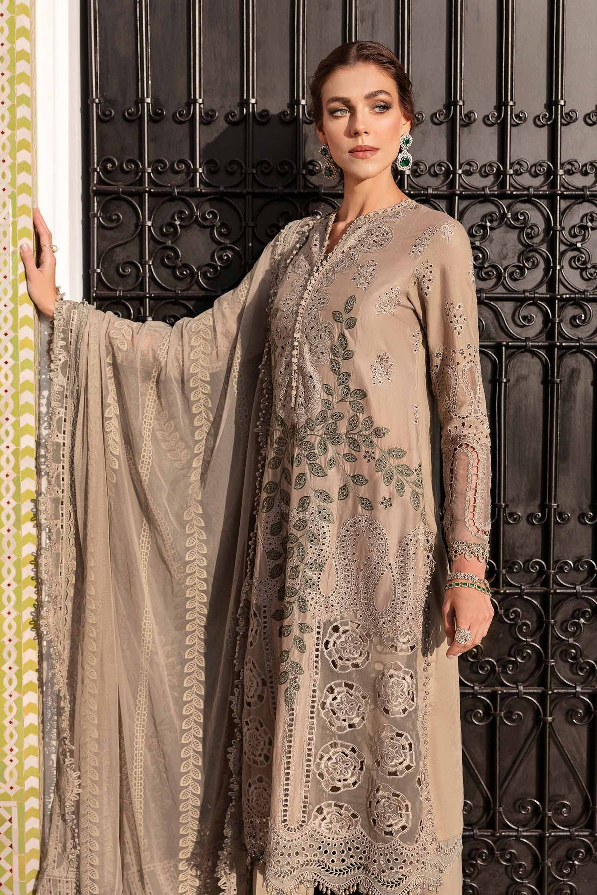 2503-A | Voyage a Luxe Embroidered Lawn By Maria.B